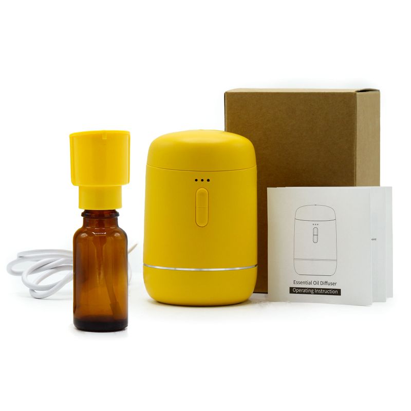 Enkelvoudige Waterloze Olie Vernevelaar - USB naar C Geel