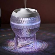 Doorzichtige Luchtbevochtiger Mondo Planet - USB - Kleurverandering (onderlicht)