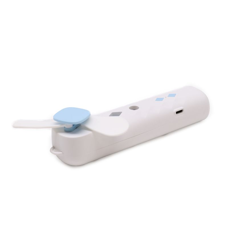 Witte Nano Mist Gezichtsventilator & Spray - USB oplaadbaar