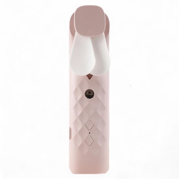 Roze Nano Mist Gezichtsventilator & Spray - USB oplaadbaar