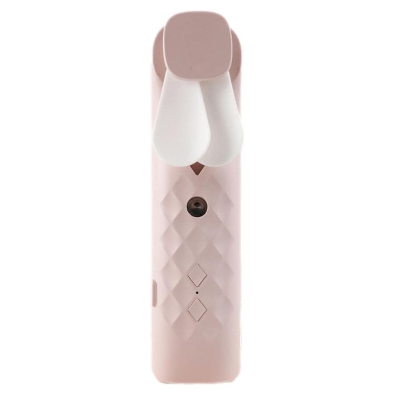 Roze Nano Mist Gezichtsventilator & Spray - USB oplaadbaar