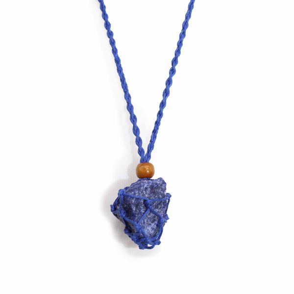 Kristal Edelsteen Ketting Koord 45cm/18inch - Marineblauw