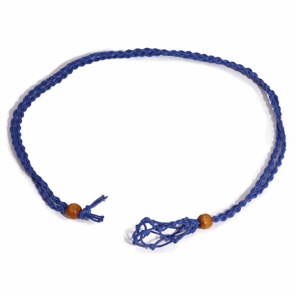 Kristal Edelsteen Ketting Koord 45cm/18inch - Marineblauw