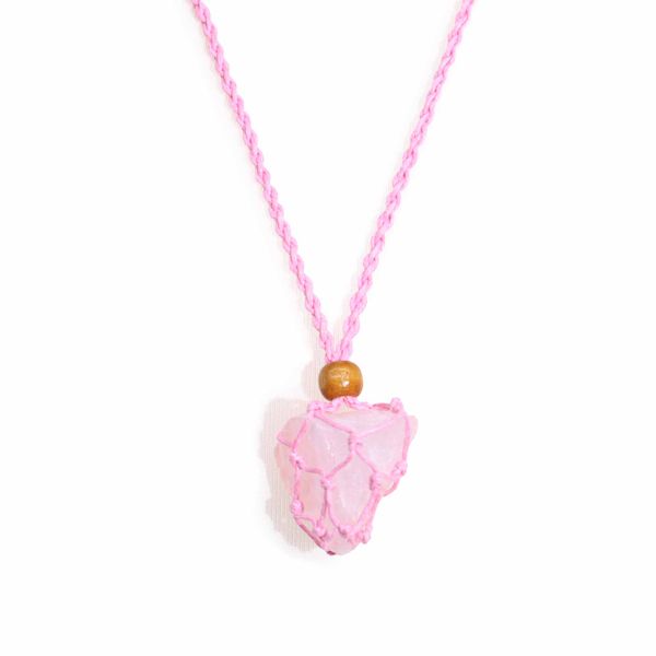 Kristal Edelsteen Ketting Koord 45cm/18inch - Roze