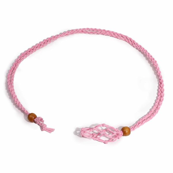 Kristal Edelsteen Ketting Koord 45cm/18inch - Roze