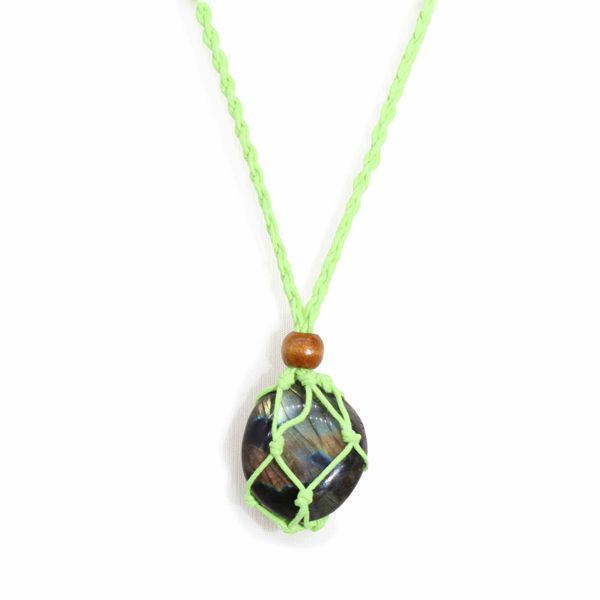 Kristal Edelsteen Ketting Koord 45cm/18inch - Groen