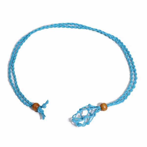 Kristal Edelsteen Ketting Koord 45cm/18inch - Blauw