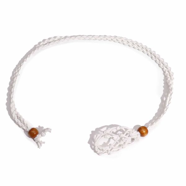 Kristal Edelsteen Ketting Koord 45cm/18inch - Wit