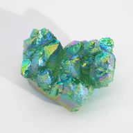 Middelgrote Versterkte Natuurlijk Kwarts - Aura Groene Vlam Kwarts (ongeveer 100-150g 7-10cm)