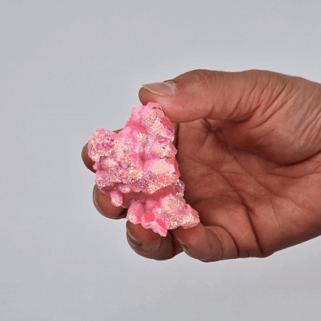 Middelgrote Versterkte Natuurlijk Kwarts - Aura Roze Halo Kwarts (ongeveer 100-150g 7-10cm)