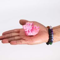 Middelgrote Versterkte Natuurlijk Kwarts - Aura Roze Halo Kwarts (ongeveer 100-150g 7-10cm)