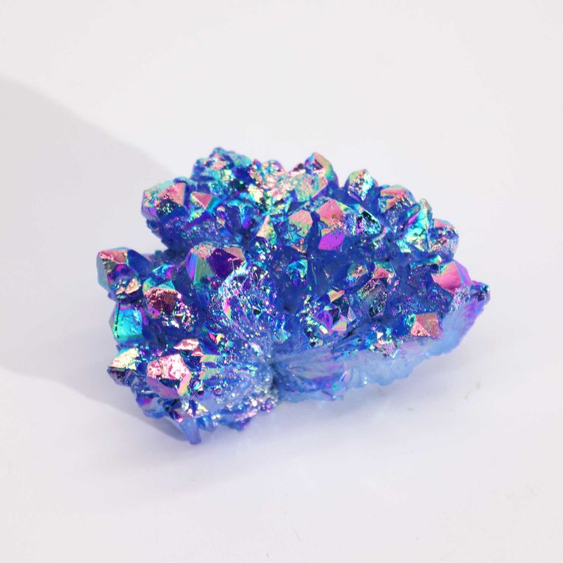 Middelgrote Versterkte Natuurlijk Kwarts - Aura Aqua Halo Kwarts (ongeveer 100-150g 7-10cm)