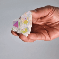 Middelgrote Versterkte Natuurlijk Kwarts - Aura Engel Kwarts (ongeveer 100-150g 7-10cm)
