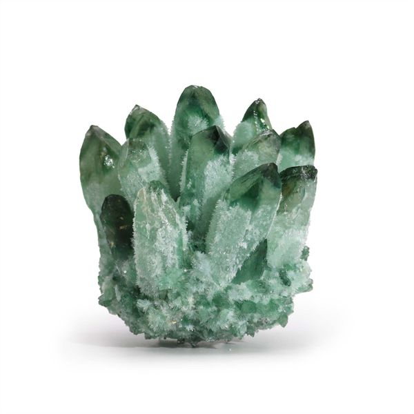 Gemaakt Natuurlijk Kwarts Cluster - Groene Geest Kwarts (ongeveer 250-300g 8cm)