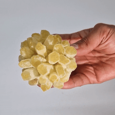 Gemaakt Natuurlijk Kwarts Cluster - Gele Geest Kwarts (ongeveer 250-300g 8cm)