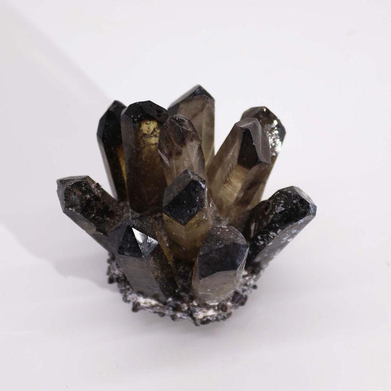 Gemaakt Natuurlijk Kwarts Cluster - Rook Geest Kwarts (ongeveer 250-300g 8cm)