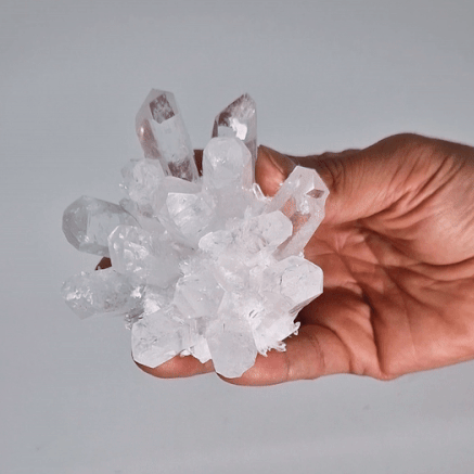 Gemaakt Natuurlijk Kwarts Cluster - Helder Kwarts (ongeveer 250-300g 8cm)