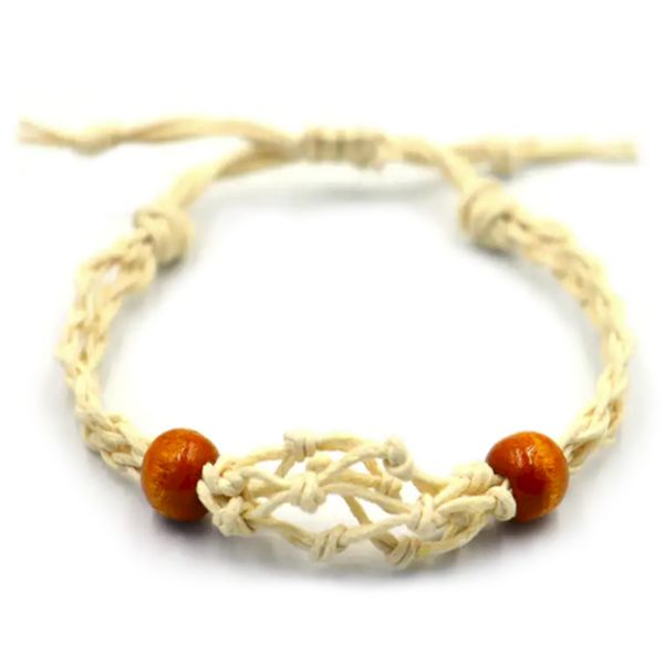 Crystal Edelsteen Armband Koord 20-28cm/7.8-11inch - Natuurlijk