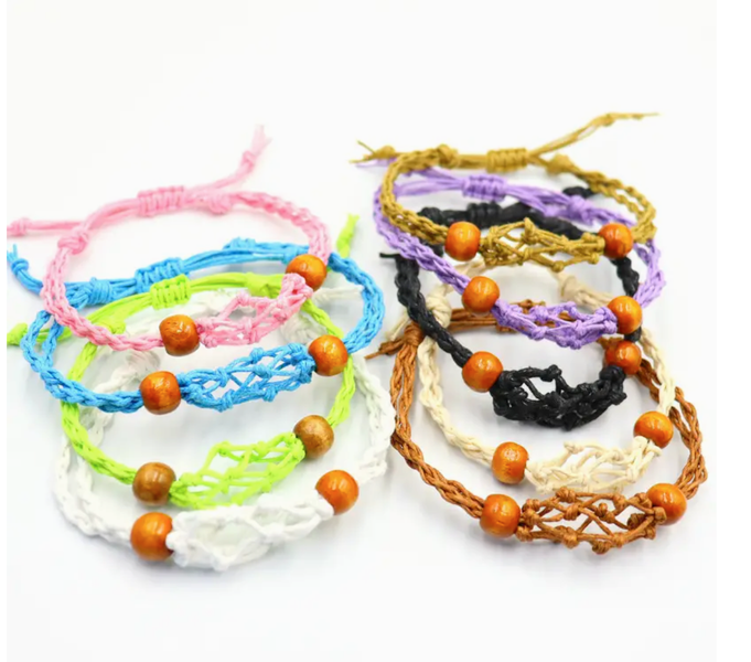 Crystal Edelsteen Armband Koord 20-28cm/7.8-11inch - Mix Pack 5 van elke kleur