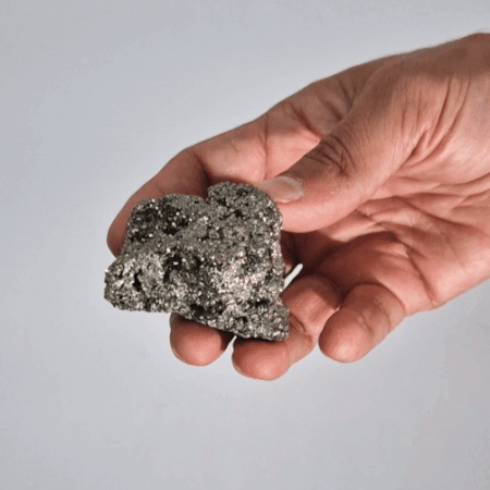 Peruaans Pyriet Eerste Kwaliteit, Groot (ca. 100-135 g, 55-65 mm)
