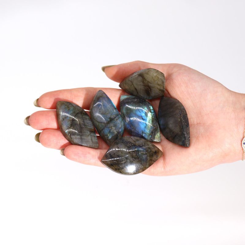 Madagascar Labradoriet Bladstenen (ca. 13-20g 40-50mm)