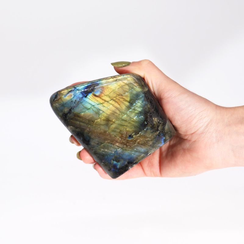Madagascar Labradoriet Grote Stenen (ca. 635-750g 80-110mm)