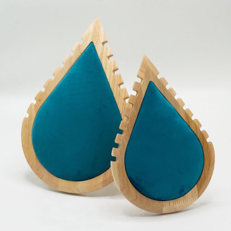 Kleine Druppelvormige Ketting Display 19x13cm