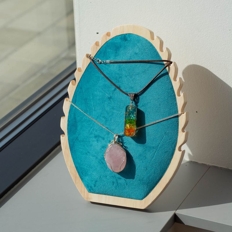 Kleine Ovale Ketting Display 19x13cm