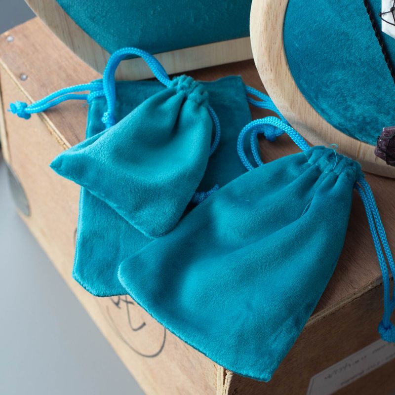 Kleine Fluwelen Pouch 7x9cm