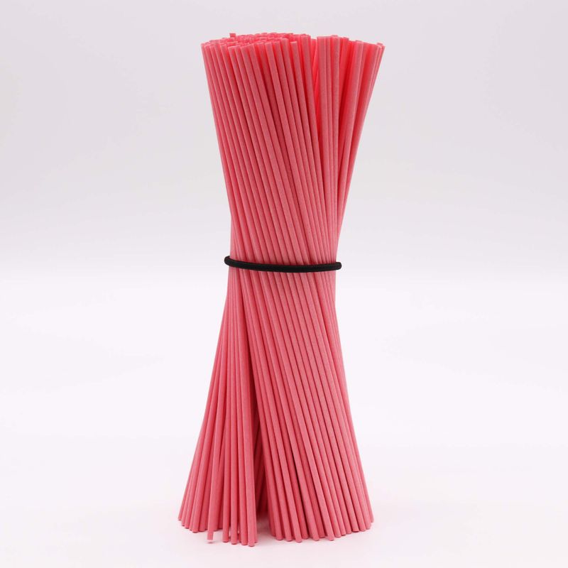 Vezelstokjes – 25 cm x 3 mm – Florida Roze – Ca. 250 Stuks