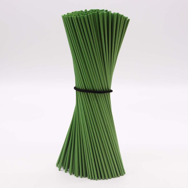 Vezelstokjes – 25 cm x 3 mm – Mosgroen – Ca. 250 Stuks