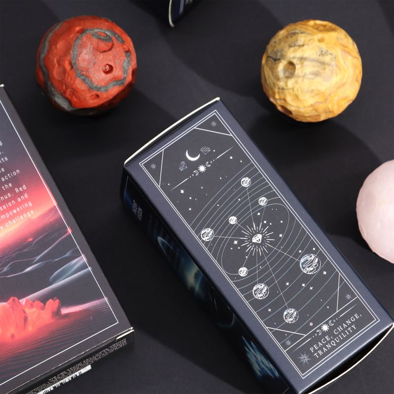 Rozenkwarts Planeet op een Sola Goldstone Standaard - 40mm