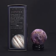 Amethist Planeet op een Sola Goldstone Standaard - 40mm (30x15mm standaard)