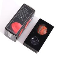 Rode Jaspis Planeet op een Sola Goldstone Standaard - 40mm (30x15mm standaard)