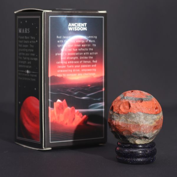 Groothandel Edelsteen Planeten op een Goldstone Standaard