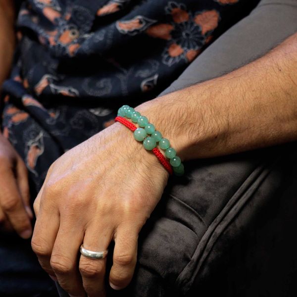 Edelsteen Dubbele Kracht Armbanden - Jade