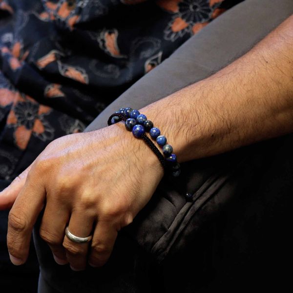 Edelsteen Dubbele Kracht Armbanden - Lapis Lazuli