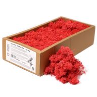 Decoratief Rendiermos van Hoge Kwaliteit - Vuurrood - Doos van 500g