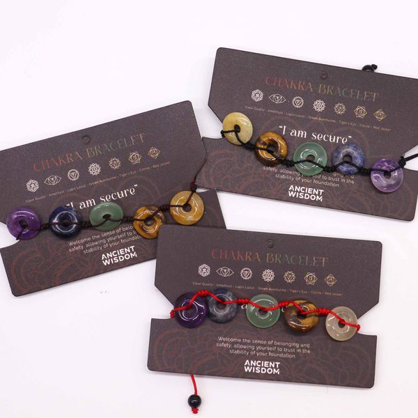 Chakra Koord Armbanden - Grote Donuts