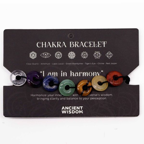 Chakra Koord Armbanden - Mini Donuts