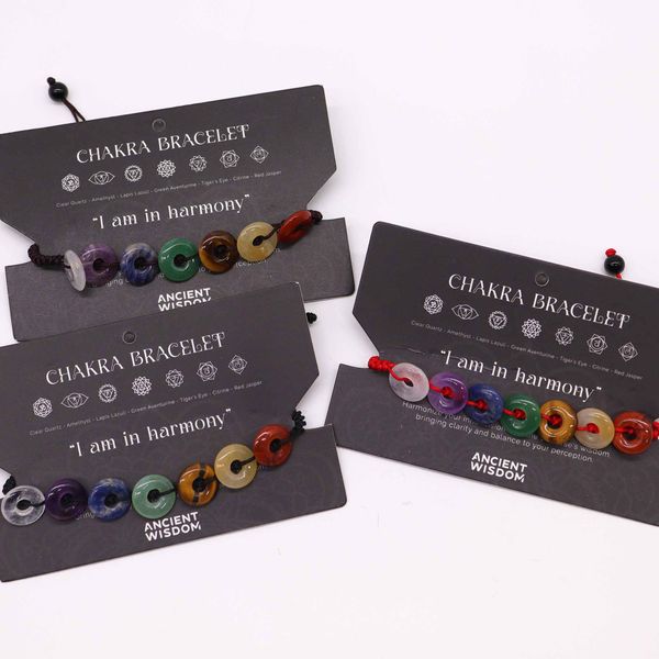 Chakra Koord Armbanden - Mini Donuts
