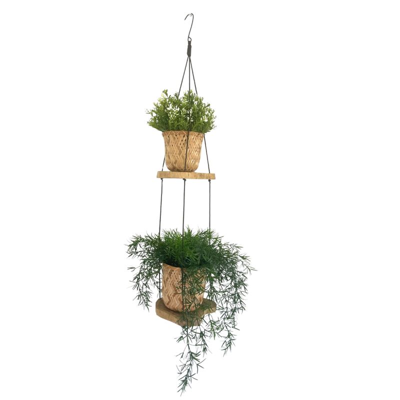 Hangende Gamal Houten Plank - Twee Niveaus