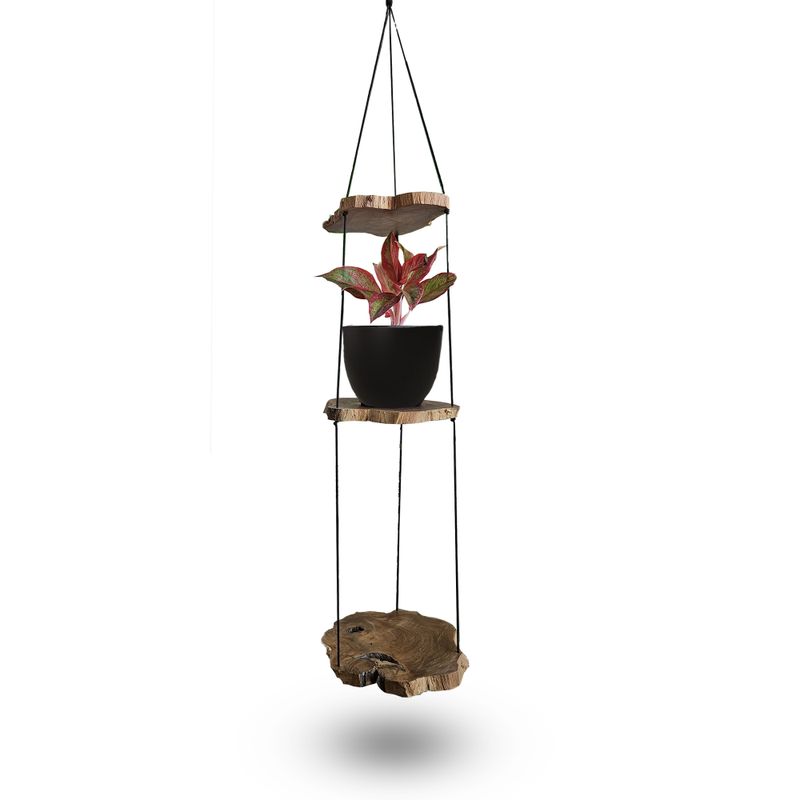 Hangende Gamal Houten Plank - Drie Niveaus