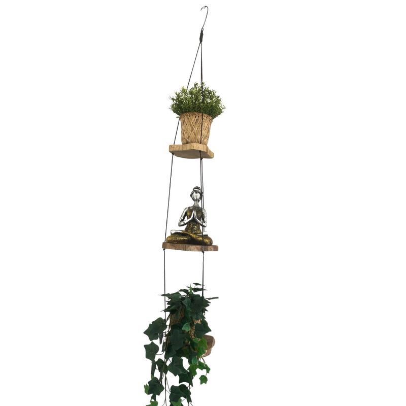 Hangende Gamal Houten Plank - Drie Niveaus
