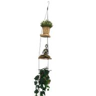 Hangende Gamal Houten Plank - Drie Niveaus