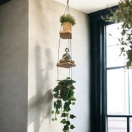 Hangende Gamal Houten Plank - Drie Niveaus