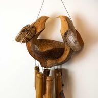 Bamboe Windgong - Natuurlijke afwerking - Man & Vrouw