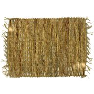 Zeegras Franje Natuurlijke Placemat - Houtskool