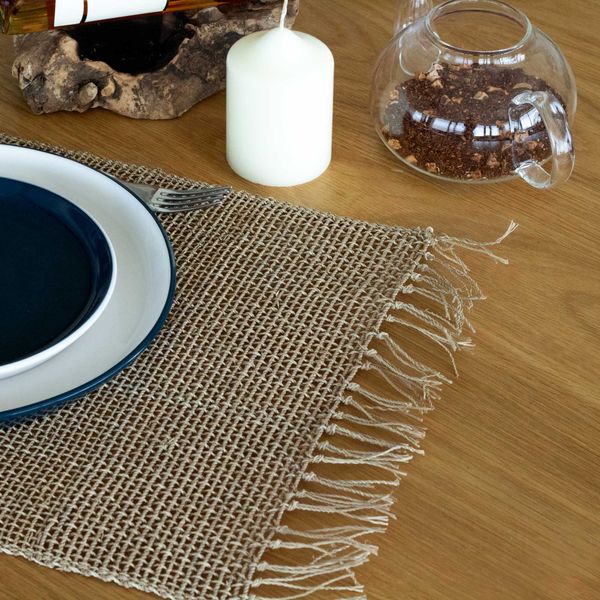 Zeegras Franje Natuurlijke Placemat - Natuurlijk