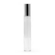 10ml Ronde Hoge Slanke Fles, Zilveren Spray en Dop